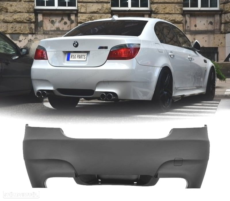 KIT CARROÇARIA BMW E60 03-07 COM LAVAFAROS LOOK M5 - 4