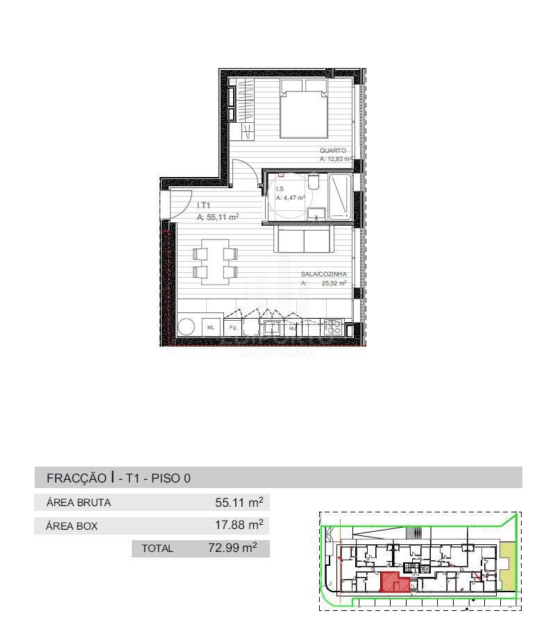Apartamento  com áreas amplas e luminosas, superiores ao habitual no m - Grande imagem: 3/42