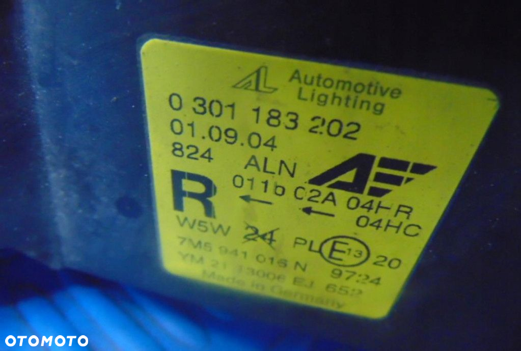 FORD GALAXY MK2 1.9TDI REFLEKTOR PRAWY - 8