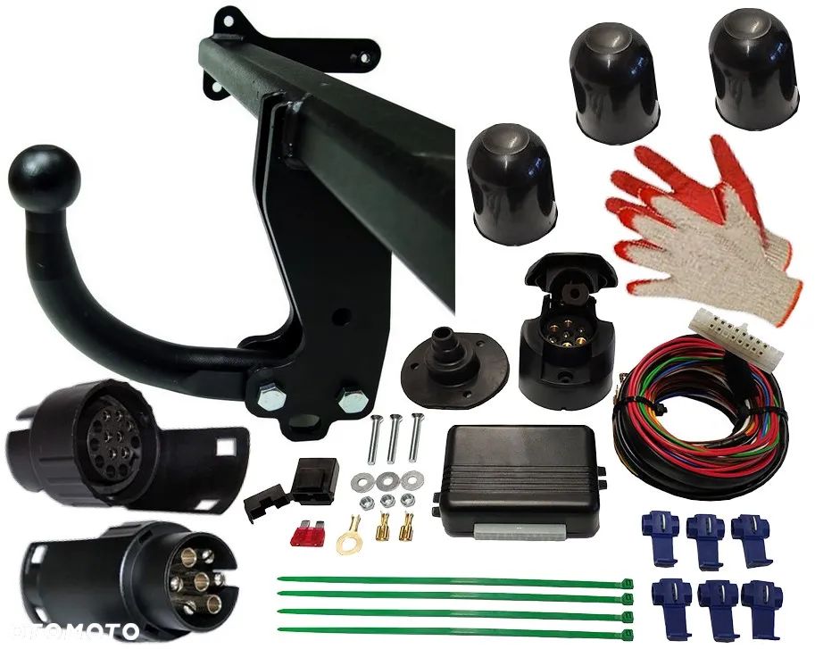 AUTO HAK HOLOWNICZY Z KULĄ ODKRĘCANĄ+MODUŁ7PIN +ADAPTER+WIĄZKA do MAZDY MAZDA CX-30 I1 od2019 DM - 5
