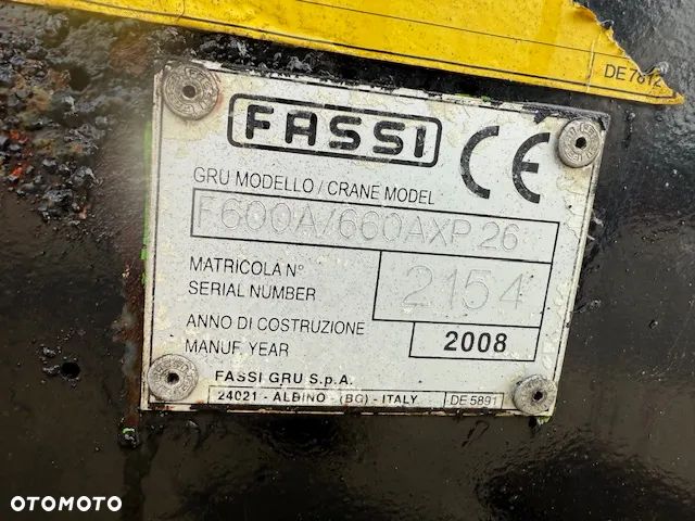 Palfinger Fassi F660AXP.26 6wysuwow + Fly Jib 4 wysuwy, stabilizatory pilot - 11