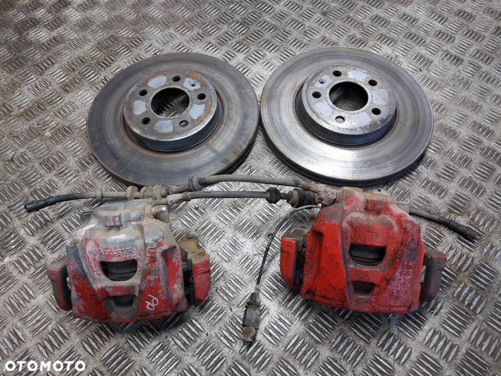 TARCZE HAMULCOWE PRZÓD + KLOCKI + ZACISKI AUDI A4 B8 2.0 TDI - 1