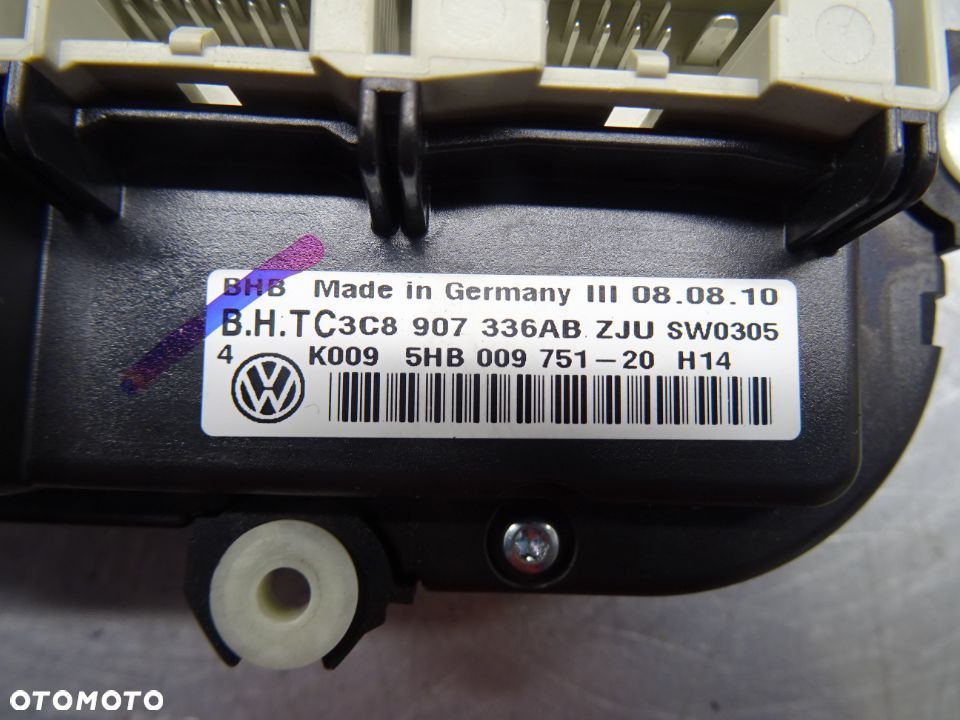 VW PASSAT B6 2.0 TDI PANEL NAWIEWU KLIMATYZACJI 3C8907336AB - 3