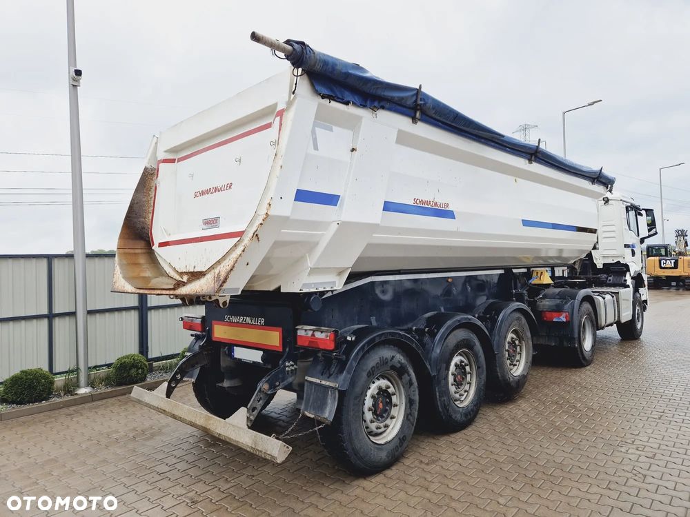 Schwarzmuller K3A * wywrotka stalowa * 27m3 * pod ciągnik 4x4 * siodło 1 380 mm * - 27