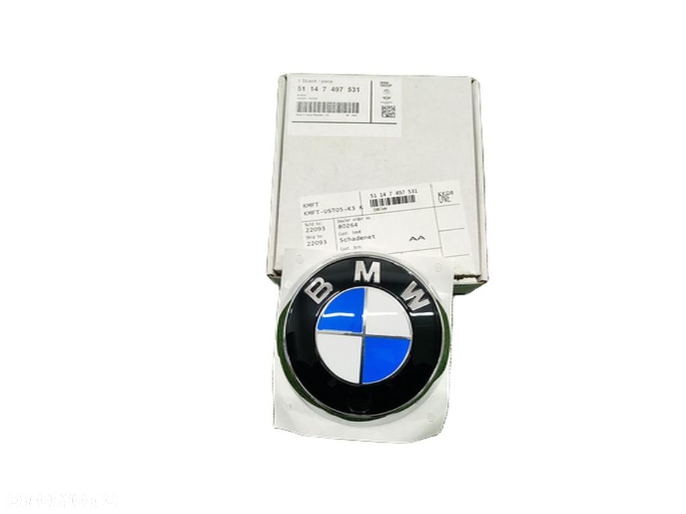 Emblemat Logo Znaczek BMW 4 G22 G23 G26 7497531 - 1