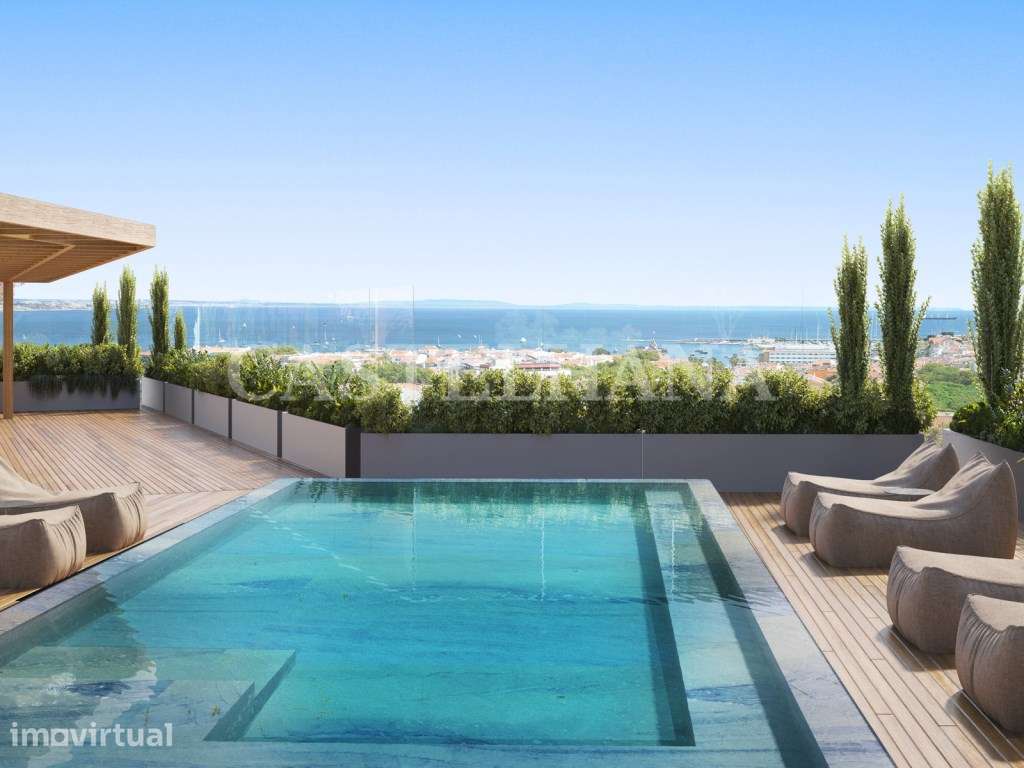 Apartamento T2 com terraço em novo empreendimento em Cascais - Grande imagem: 5/54