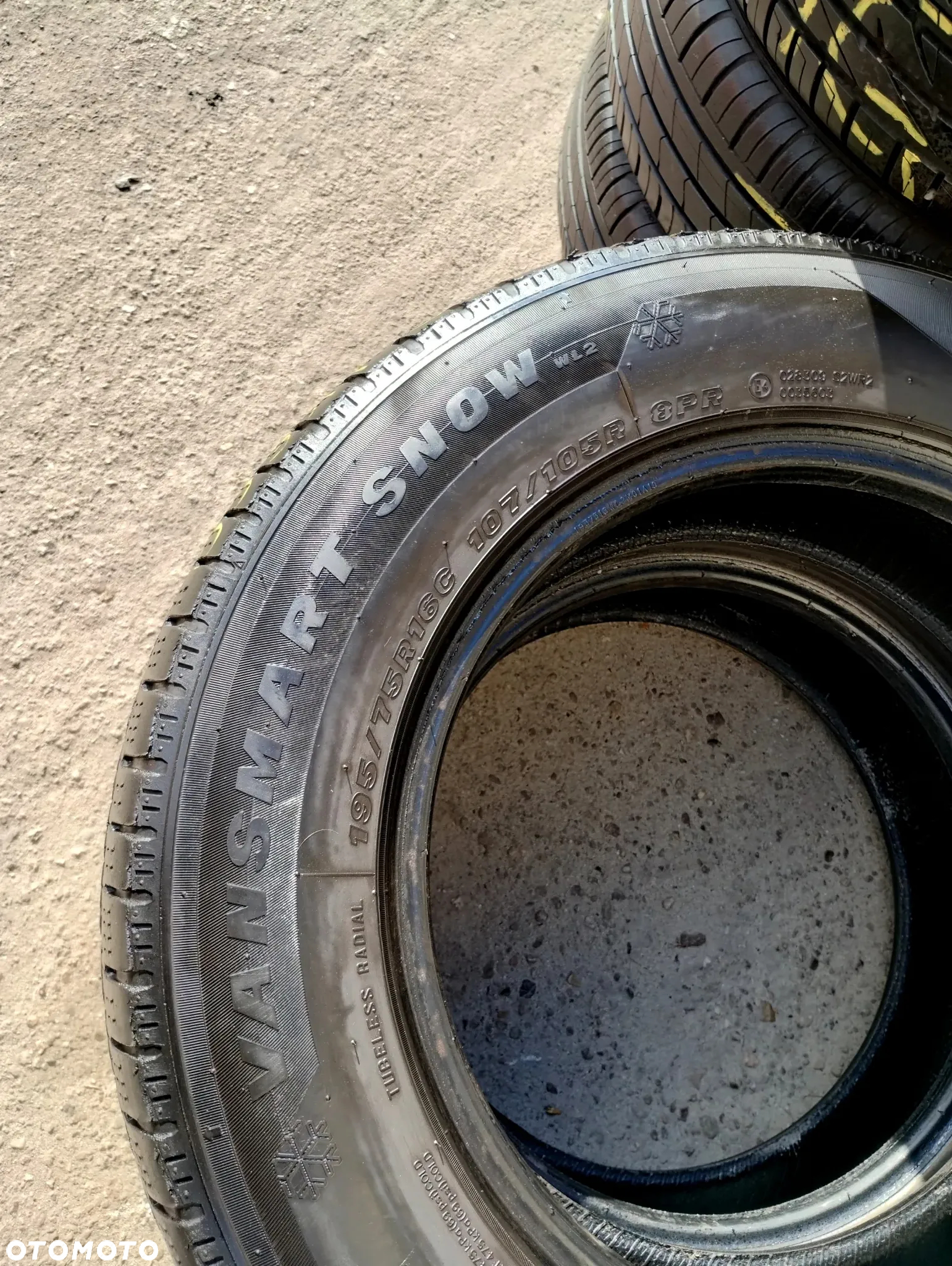 195/75R16C 16 C Opony Zimowe Zima MAXXIS VANSMART SNOW WL2 Legnica ALU-RAD 195/75 7mm - 6