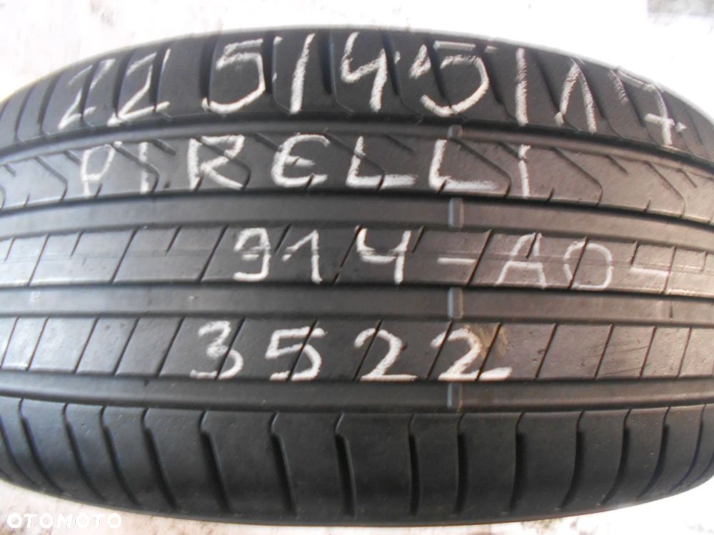 OPONY 225/45R17 PIRELLI CINTURATO P7 AO DOT 3522 / 1620 7.7MM - 2