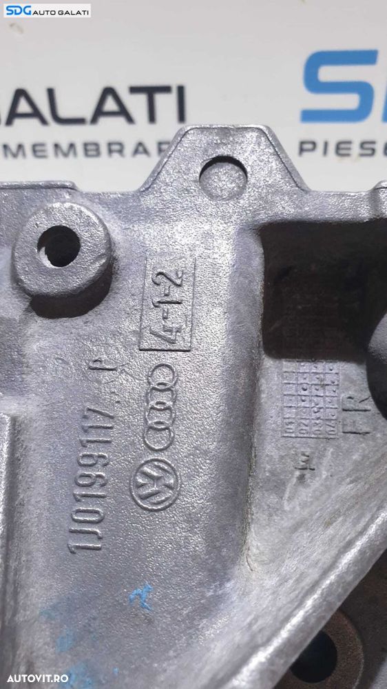 Suport Cutie Viteze Manuala 5 Trepte Stanga Volkswagen Golf 4 1.8 T AGN AGU ARZ AUM 1998 - 2006 Cod 1J0199117P - 2