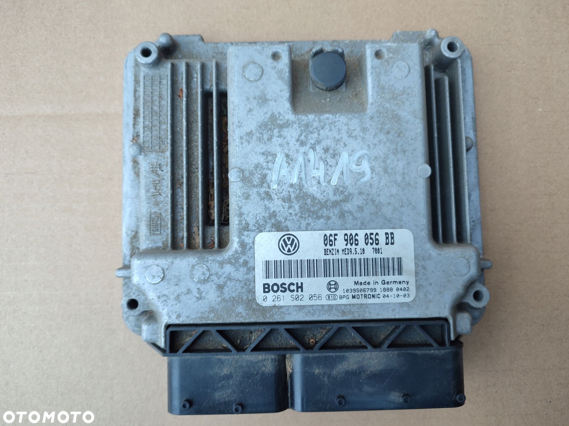 Komputer sterownik silnika SEAT ALTEA 2.0FSI 06F906056BB EUROPA - 1