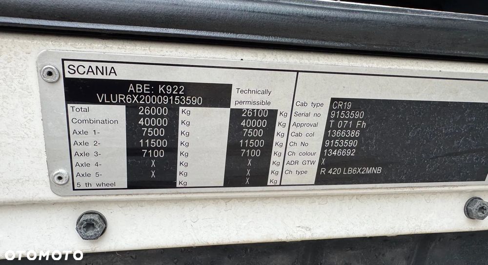 Scania R 420/Euro 5/Ad blue/Bdf/full serwis/ - 35