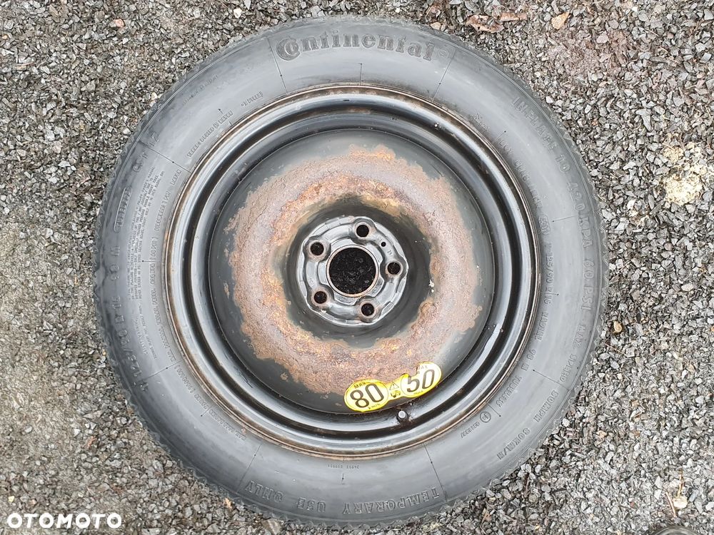 KOŁO DOJAZDOWE ZAPASOWE Rover 75 125/90 R16 RRC113750 5x100 dojazdówka - 1