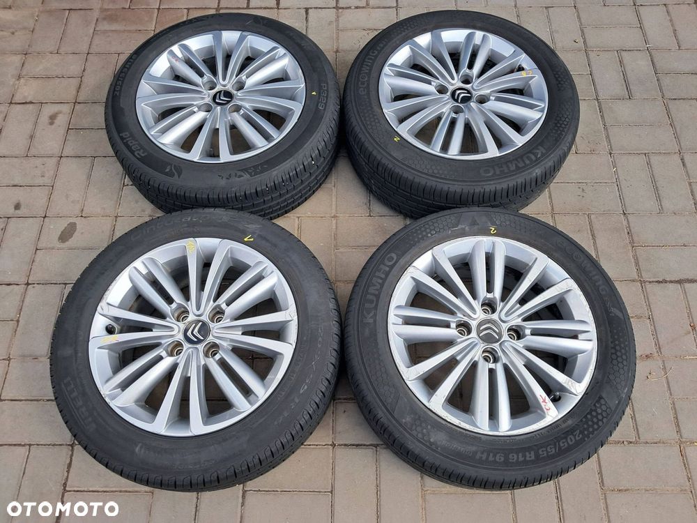 citroen c4 ii b7 felgi aluminiowe 16" 9687802977 4x108 7j et29 205/55r16 - 1