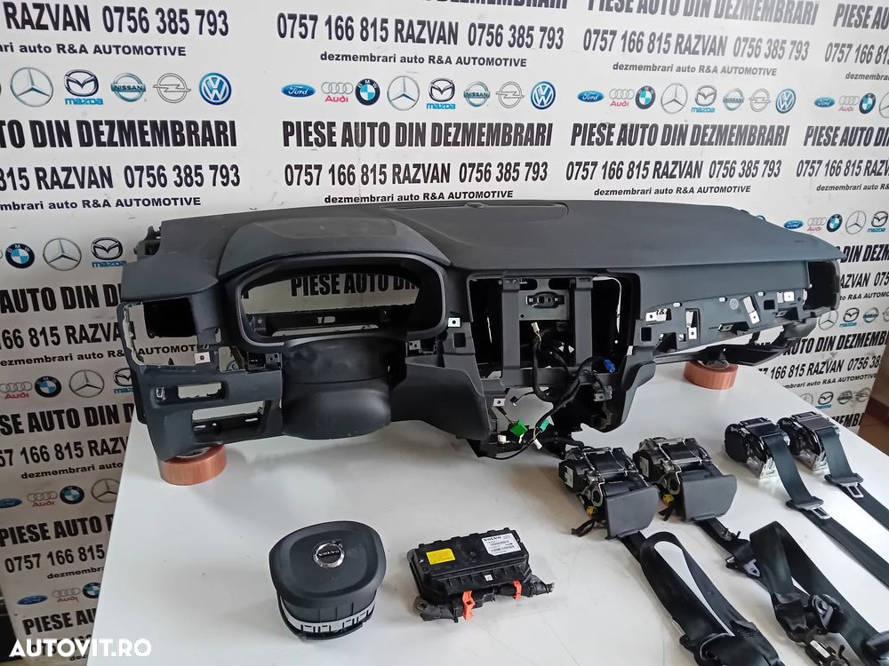 Plansa Bord Kit Airbag Complet Volvo S90 V90 2016-2020 Impecabile - 2