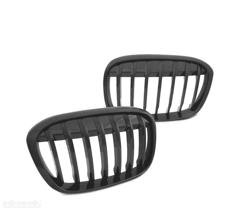 GRELHAS DIANTEIRAS BMW X1 F48 15- PRETO BRILHANTE - 1