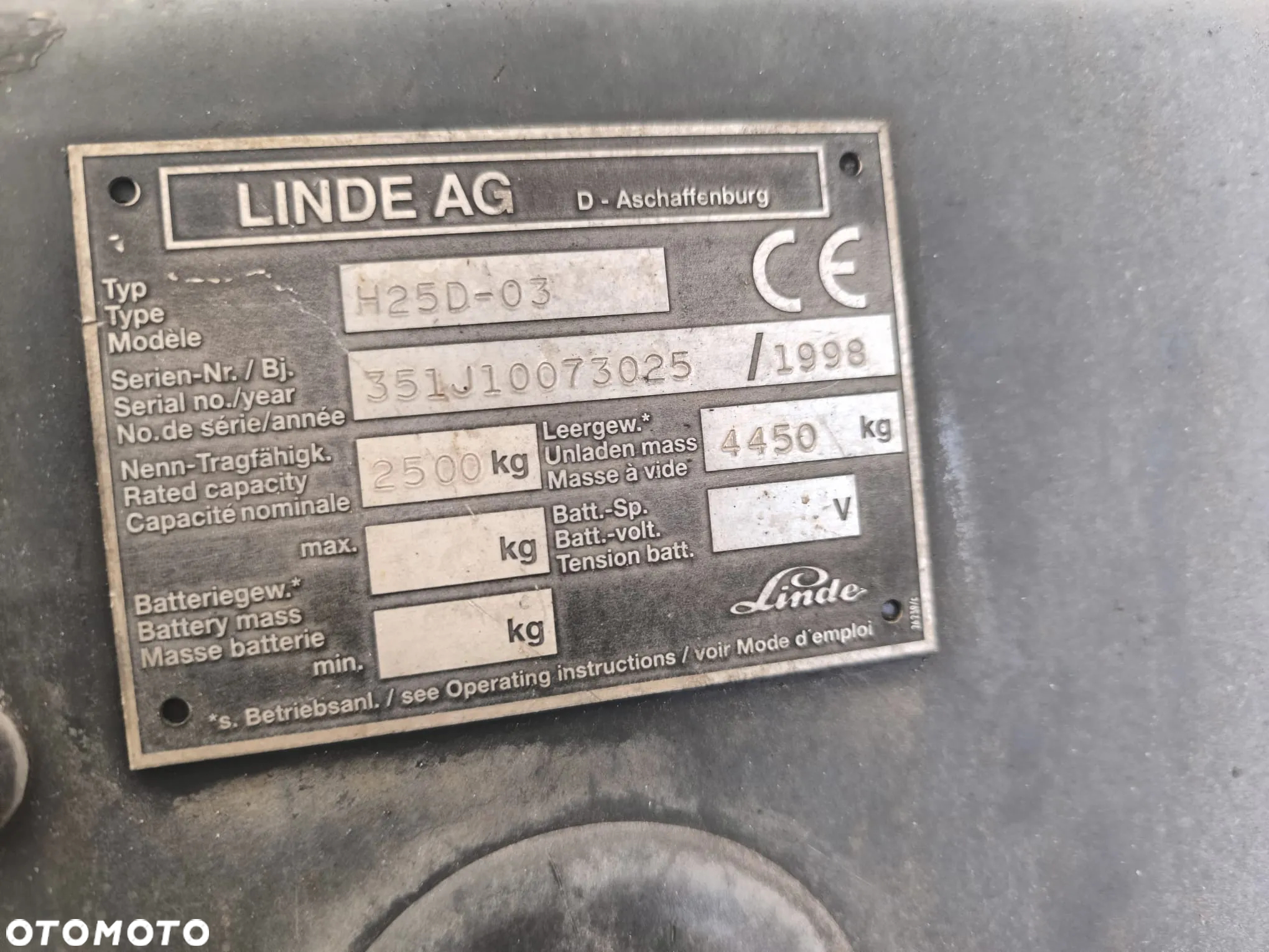 Linde H25D - 12