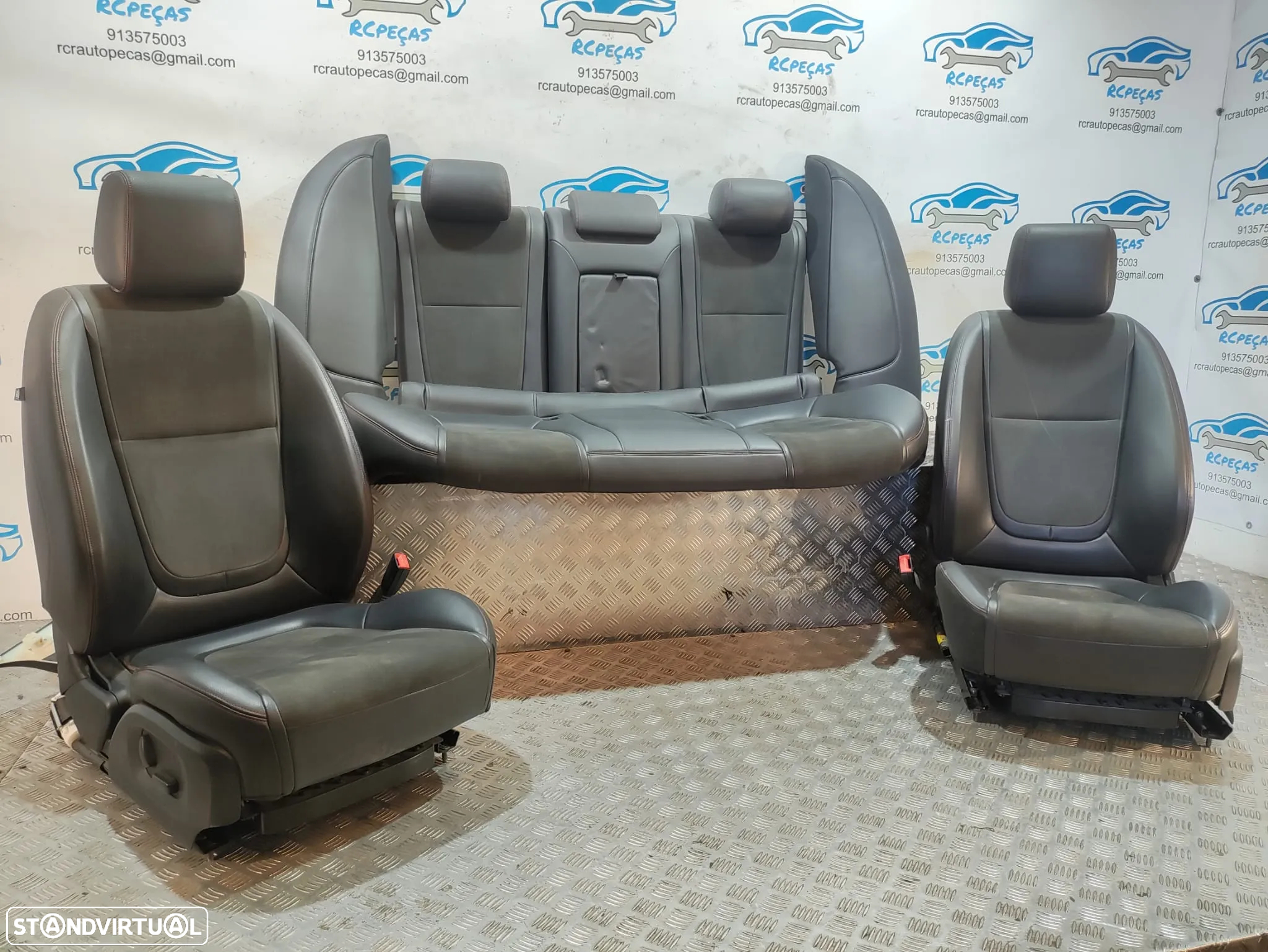 Conjunto Bancos em Pele Elétricos Jaguar XF X250 - 2