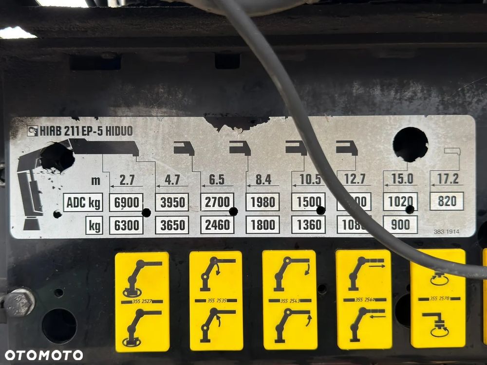 Renault K 430 * SKRZYNIA 7,50 m * HIAB 211 EP - 5 HIDUO + PILOT / 8x4 - 9