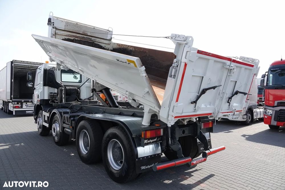 DAF CF 85.410 / 8X4 / BASCULANTE 2 STR / BORDMATIC / HIDROBOARD / IMPORTAT - 2