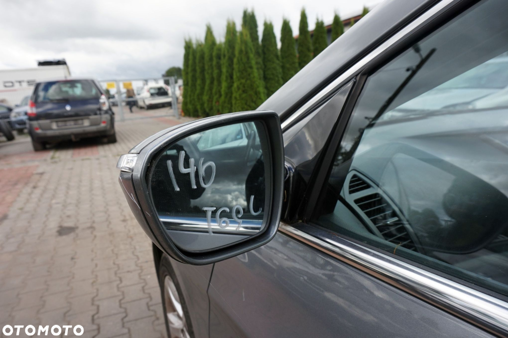 LUSTERKO ELEKTRYCZNE LEWE I40 VF T6S 87610-3Z130-T6S SZARY UK HYUNDAI 2011-2014 - 3