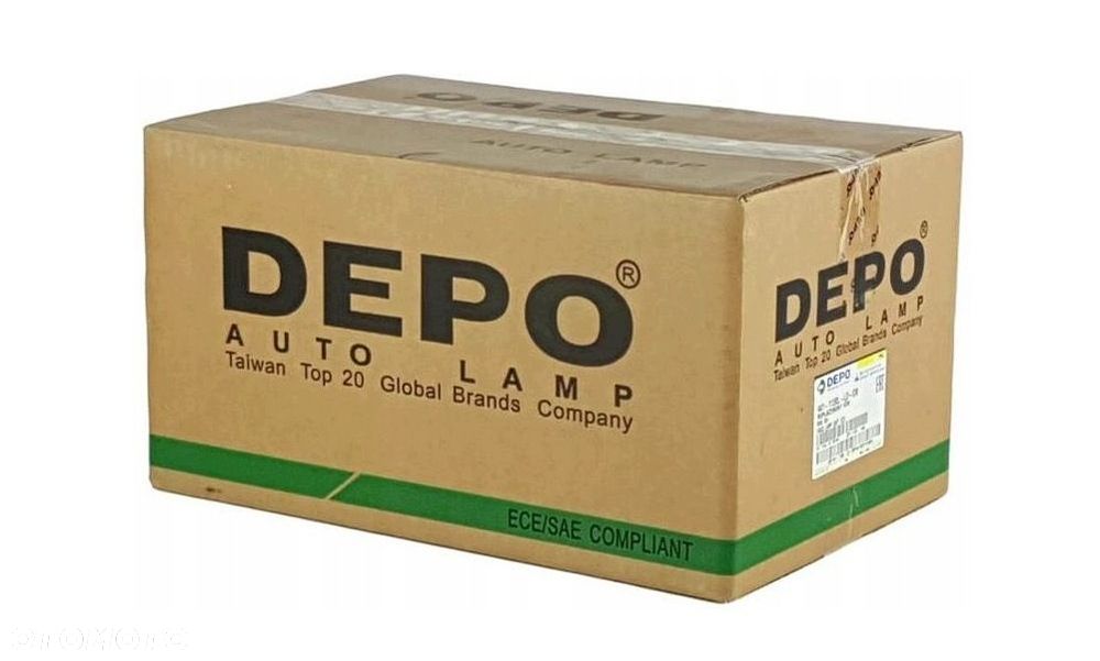 Reflektory Lampy Przód kpl Xenon Depo Czarna V50 V-50 I 1 2003-2007 - 2