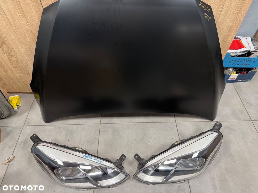 Ford Fiesta mk8 maska przód reflektor - 5
