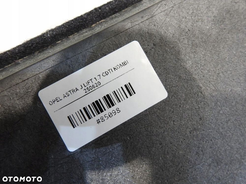 PODŁOGA WYKŁADZINA BAGAŻNIKA OPEL ASTRA J KOMBI LIFT 13322491 217618770 - 4