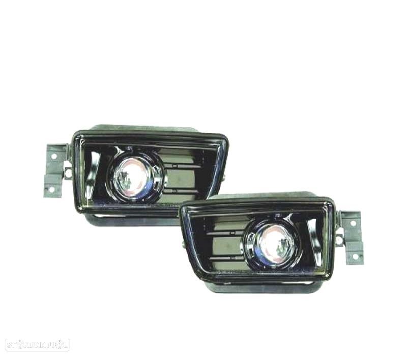 FARÓIS DE NEVOEIRO BMW E34 88-95 LUPA FUNDO NEGRO - 1