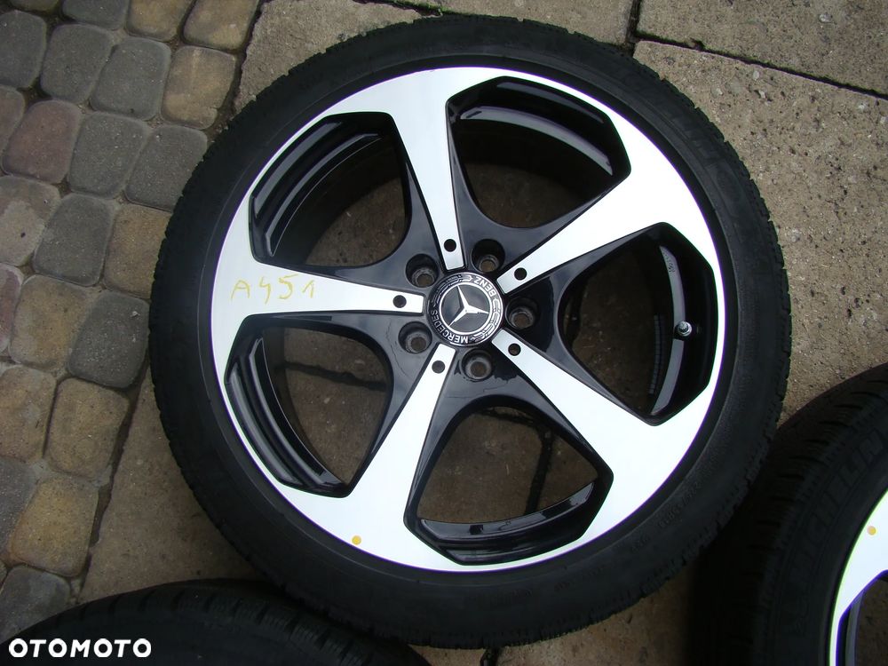 a451 5x112 Mercedes Benz w205 przód 7,5jx18 tył 8,5Jx18 zima czujnik - 4