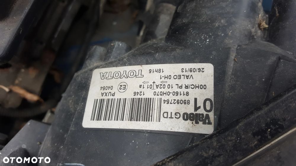 LAMPA LEWY PRZÓD 811500H070 TOYOTA AYGO I LIFT 12-14 - 4