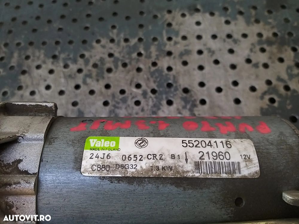 Electromotor 1.3 mjt fiat punto 188 55204116 c880d6g32 - 3