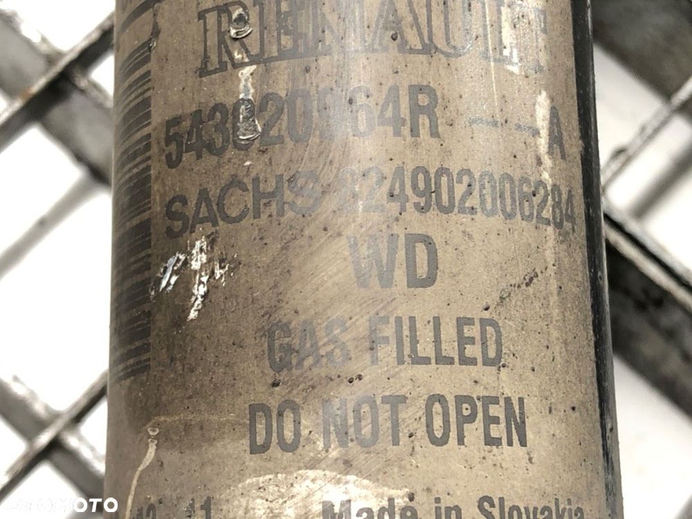 AMORTYZATOR PRAWY PRZÓD ZE SPRĘŻYNĄ  DACIA DOKKER nadwozie wielkoprzestrzenne (MPV) (KE_) 2012 - - 4