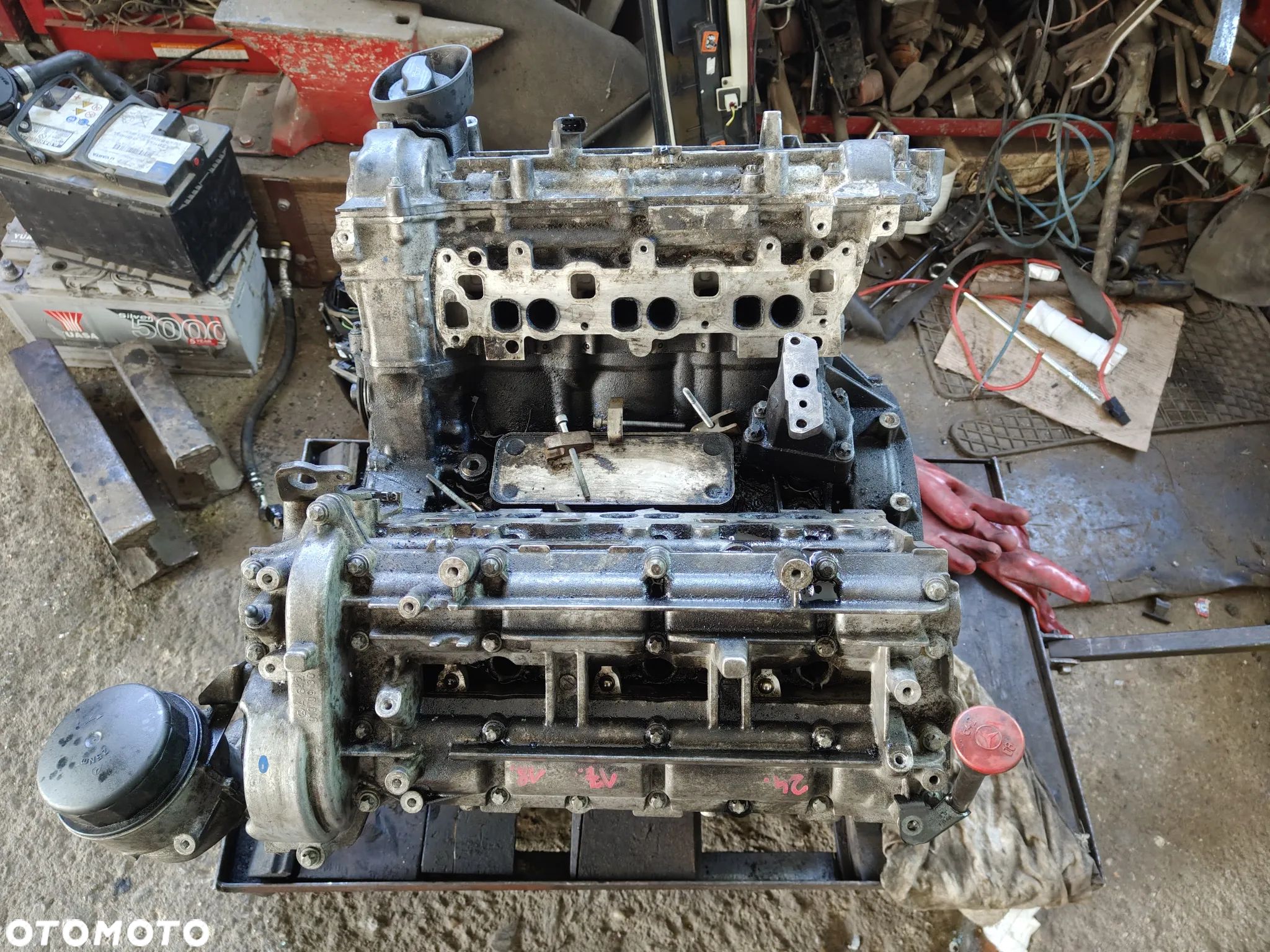 MERCEDES W211 W219 3.0 V6 CDI SILNIK KPL 642920 pod SBC Brak Kompresji - 1