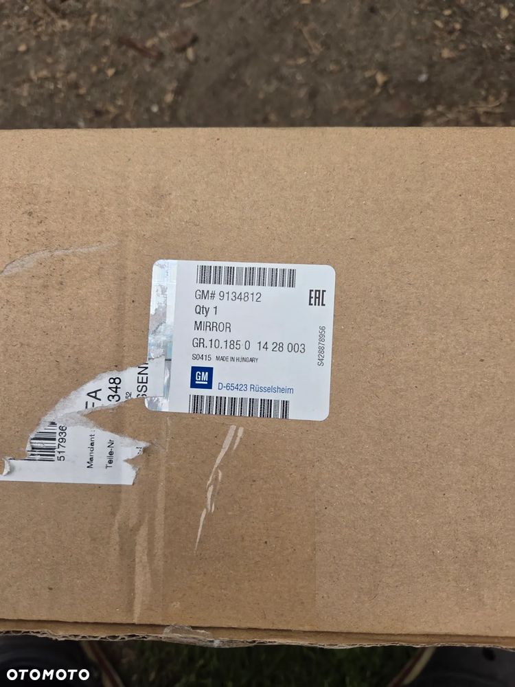 Lusterko prawe Opel Vectra B 9134812 5 Pin 09134812 - 8