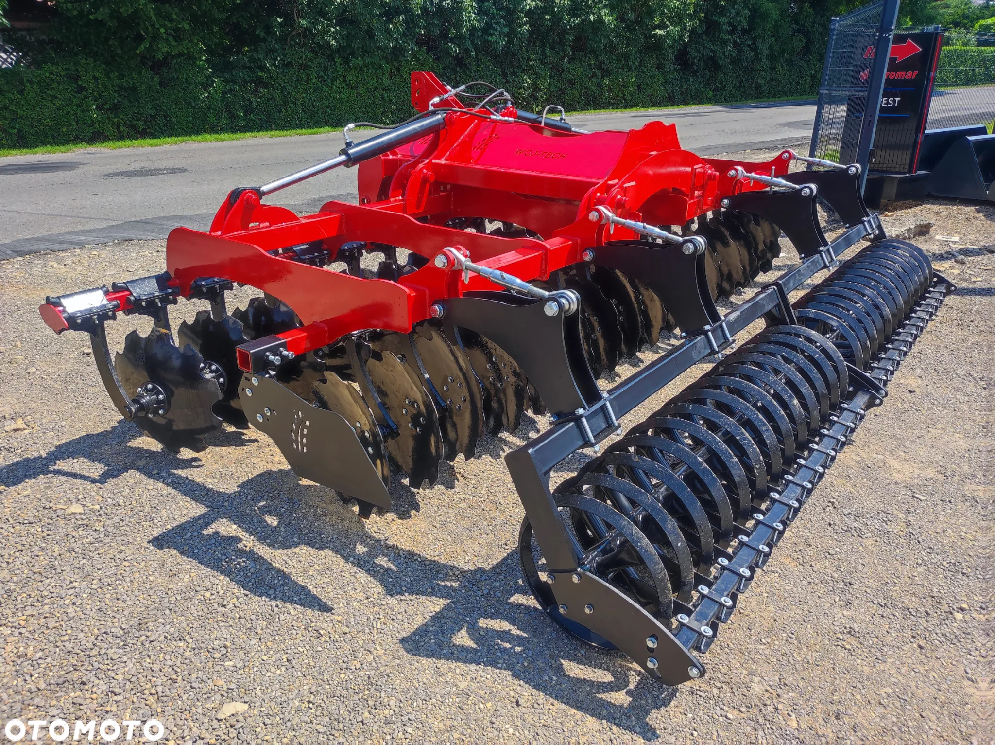 OKAZJA Brona talerzowa 4m HYDRAULICZNA talerzówka WOJ-TECH od ręki - 8