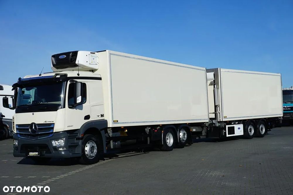 Mercedes-Benz ACTROS / 2540 / ACC / E 6 / ZESTAW PRZEJAZDOWY / CHŁODNIA + WINDA / 38 PALET - 1
