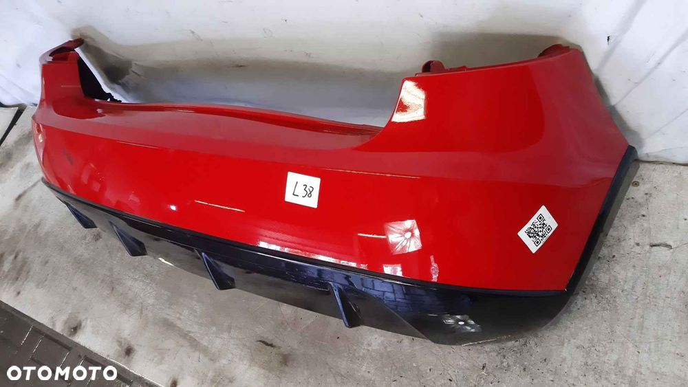 } ZDERZAK TYŁ TYLNY SKODA FABIA II 2 RS LIFT FL 8151 CZERWONY - 3