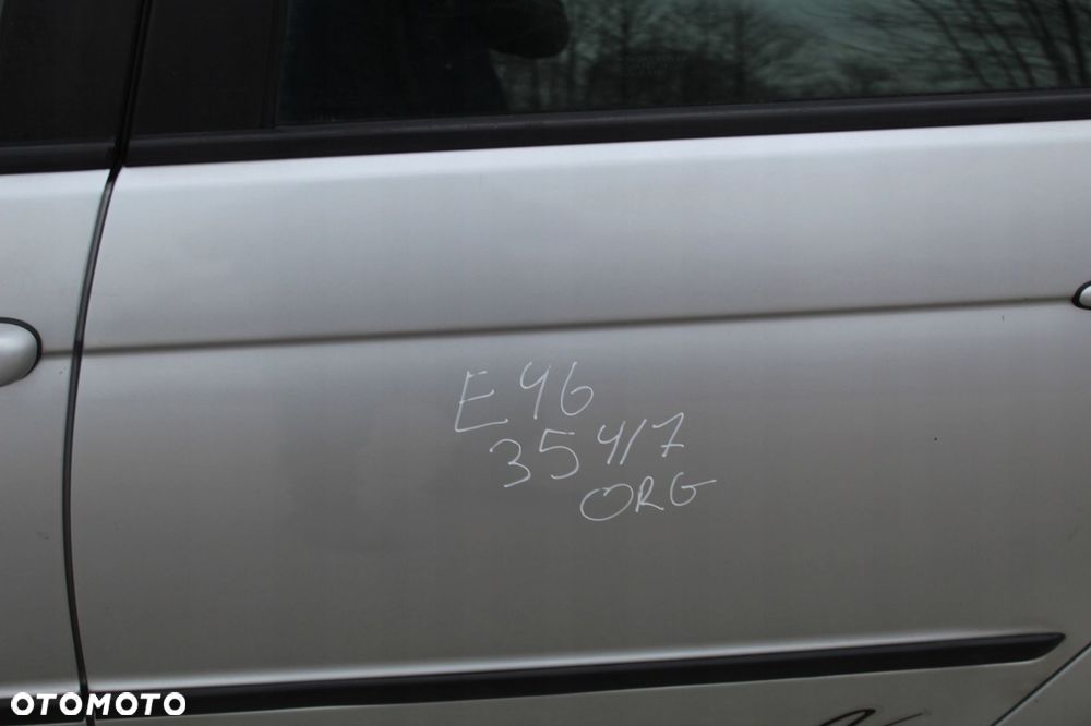 DRZWI LEWY TYŁ BMW E46 LIFT TOURING 354 TITAN - 2