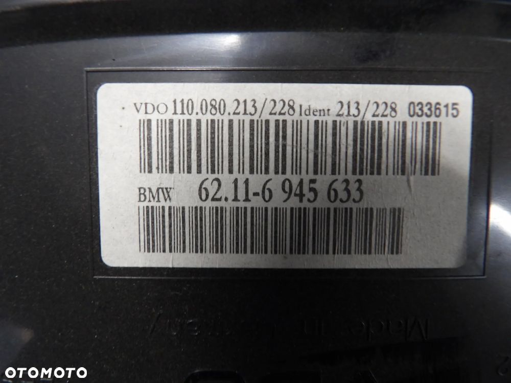 BMW - E60,E61 - LICZNIK , ZEGAR , PRĘDKOŚCIOMIERZ - EUROPA - 6945633 - 2