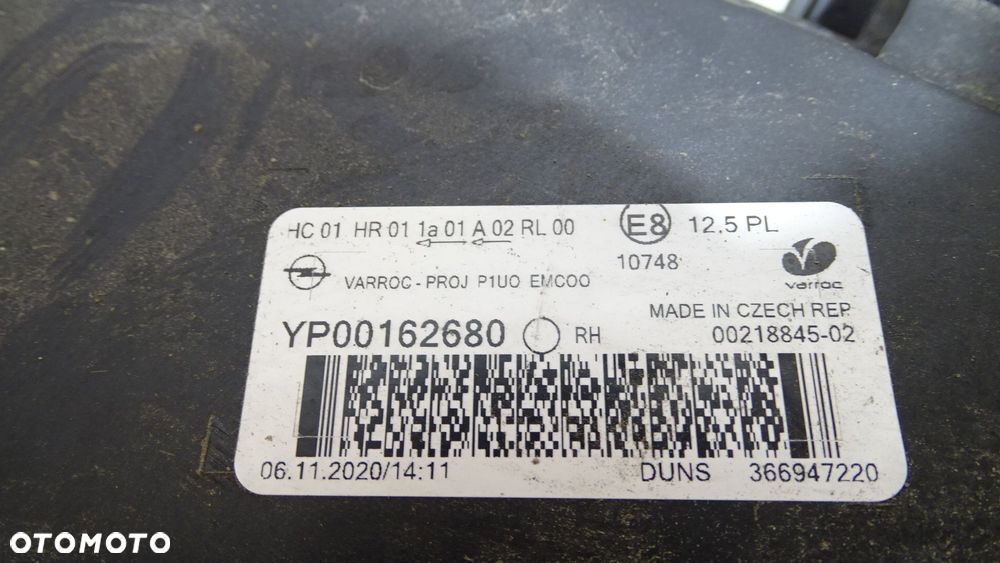 GP - LAMPA PRAWA PRZEDNIA FULL LED OPEL GRANDLAND X - 8