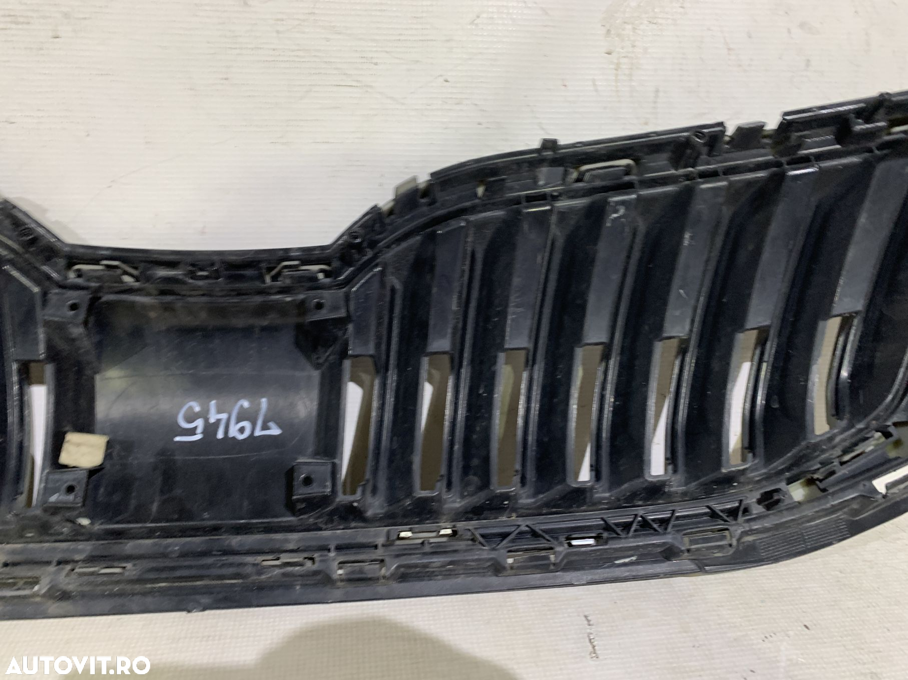 Grila radiator Skoda Octavia 3 facelift, 2017, 2018, 2019, 2020, cod origine OE 5E0853653C. - 3
