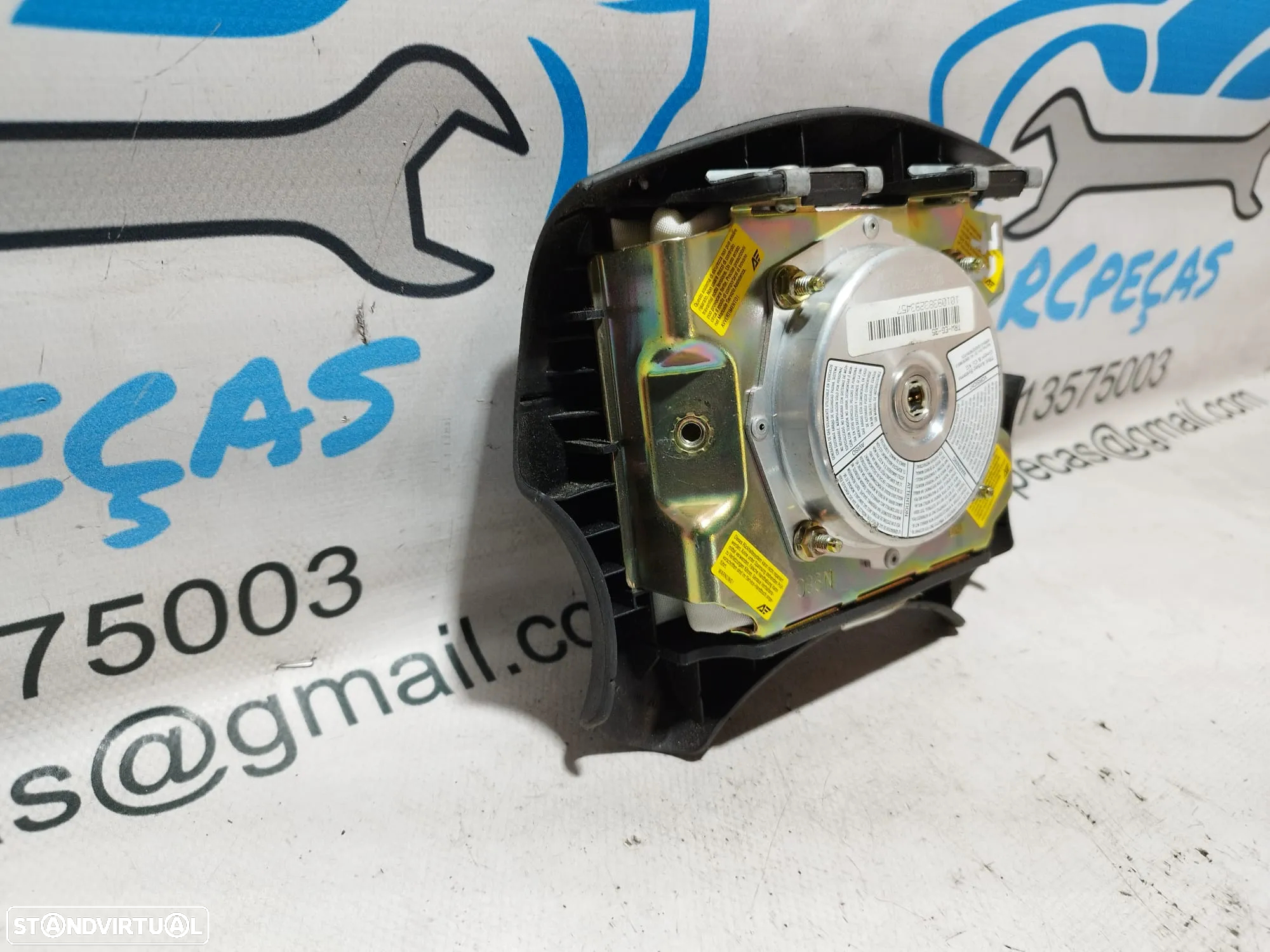 AIRBAG VOLANTE GUIADOR VW VOLKSWAGEN SHARAN I 1 MK1 7M8 7M9 7M6 7M0880201S 7M0880201 - 2