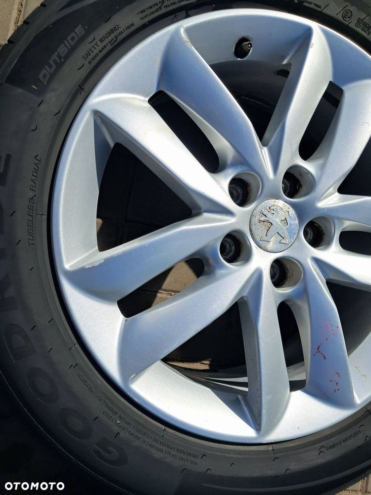 peugeot 508 felgi aluminiowe 17" koła lato 215/55r17 5x108 9671401380 - 12