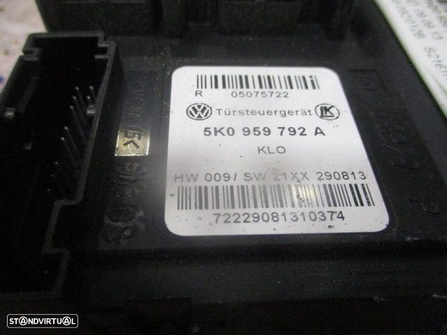 Motor Elevador Vidro 7746019400  1Q0959702H 5K0959792A VW SCIROCCO 3 FASE 1  2013 2.0TDI 140CV 3P PRETO FD - 5