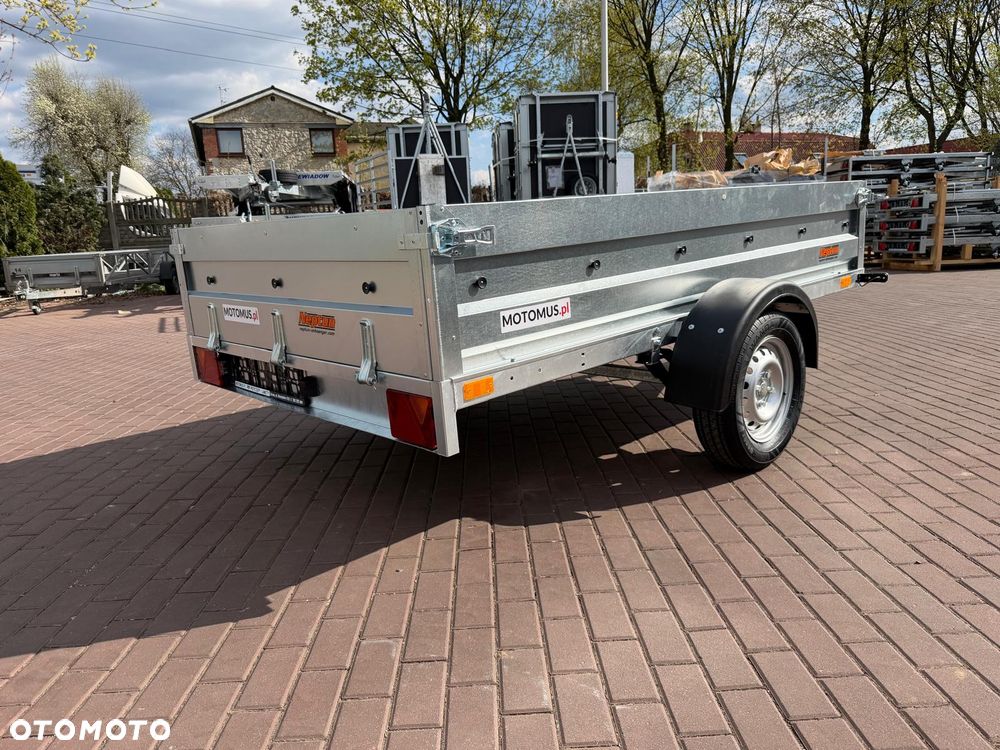 Neptun Przyczepa Neptun N7-253 HOBBY RESOR 253x150x40 1 osiowa resor+amortyzator wysokie burty quad traktorek atv Wrocław Borowa - 10