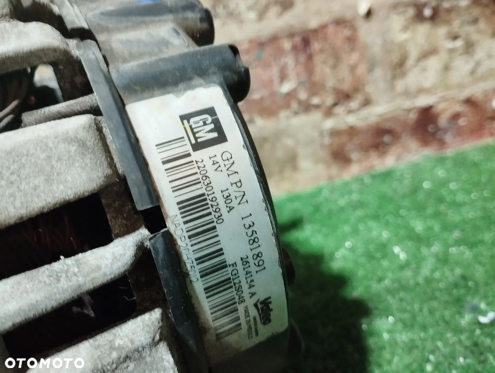 ALTERNATOR 13581891 130A OPEL ASTRA J 1.4T 2013 ROK - 3