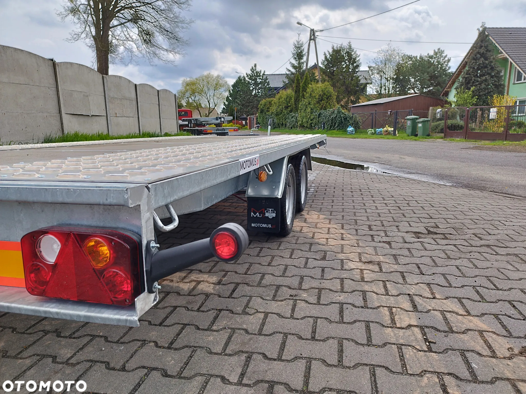 Niewiadów Laweta Niewiadów Mars 4,5x2,1m płaska bez rantu koła 13c wypełnienie sklejka mocna spawana rama - 11