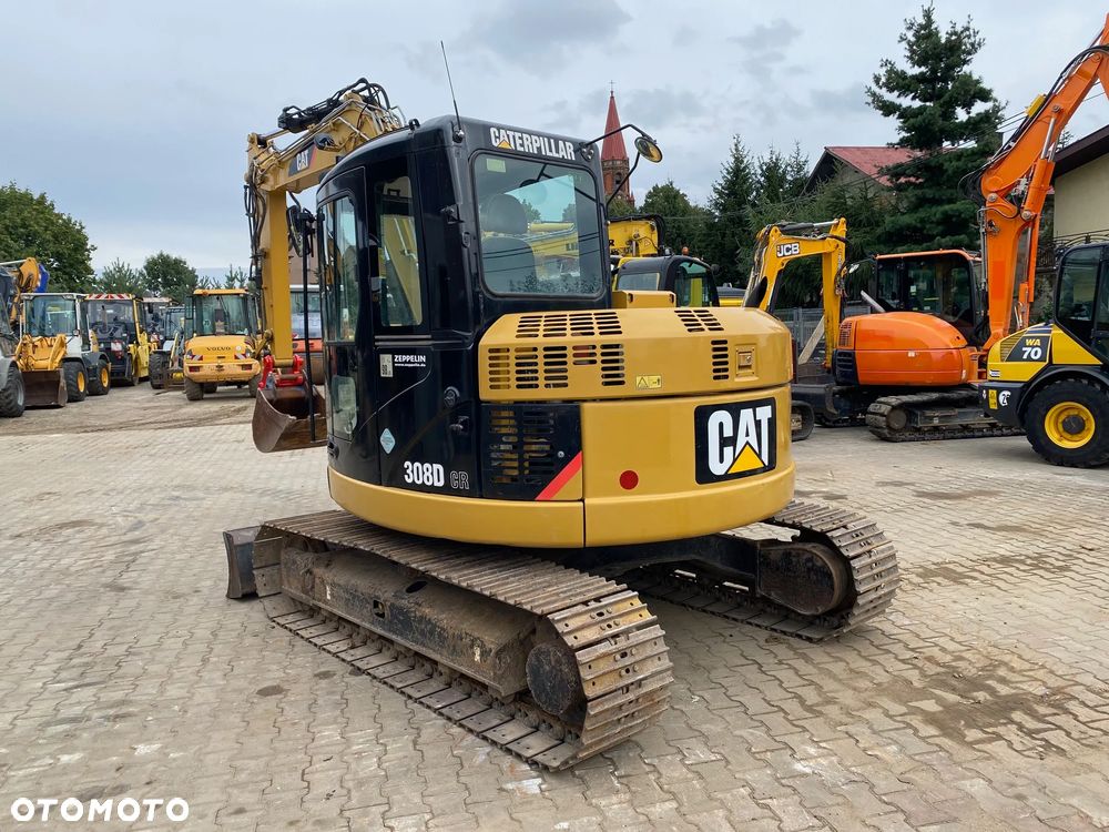 Caterpillar CAT 308D CR, 3700 MTH, 2 ŁYŻKI, KRÓTKI TYŁ, Z NIEMIEC, SUPER UTRZYMANA - 5