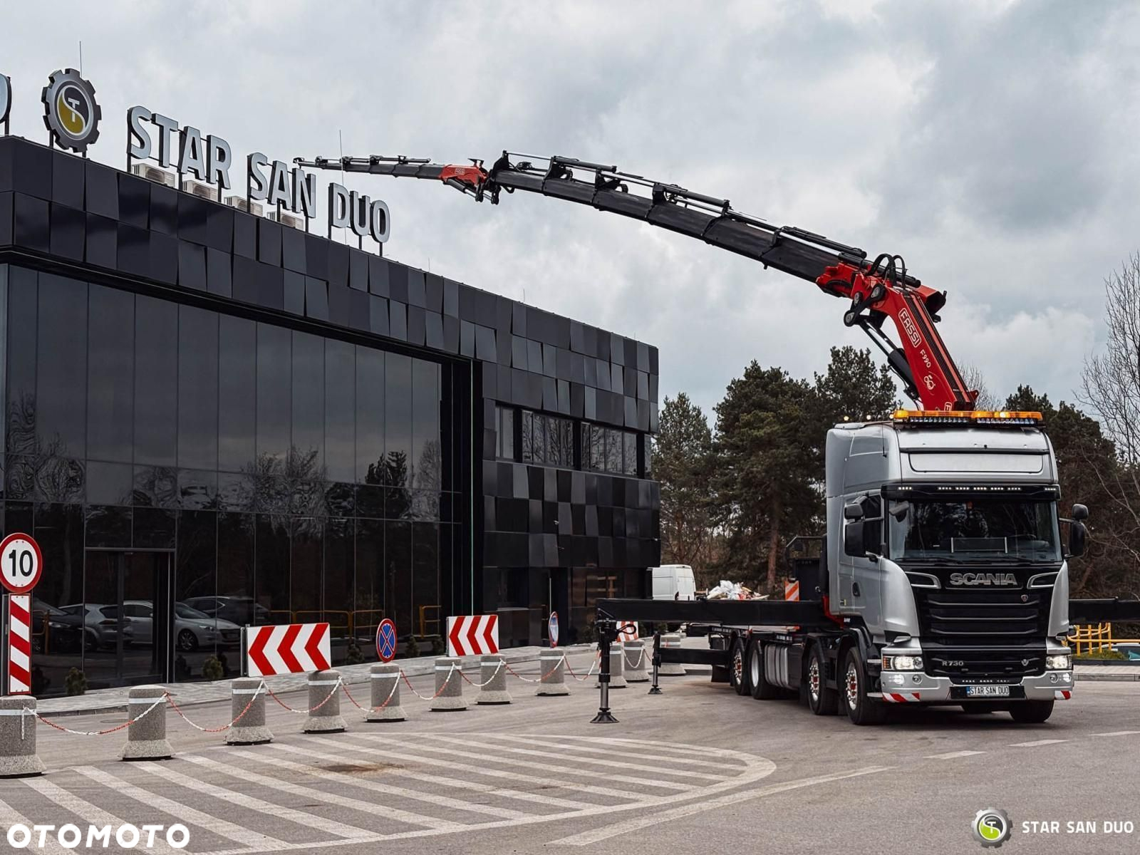 Scania R730 8x2 Fassi F990 FLY JIB HDS Żuraw Crane Kran - 15