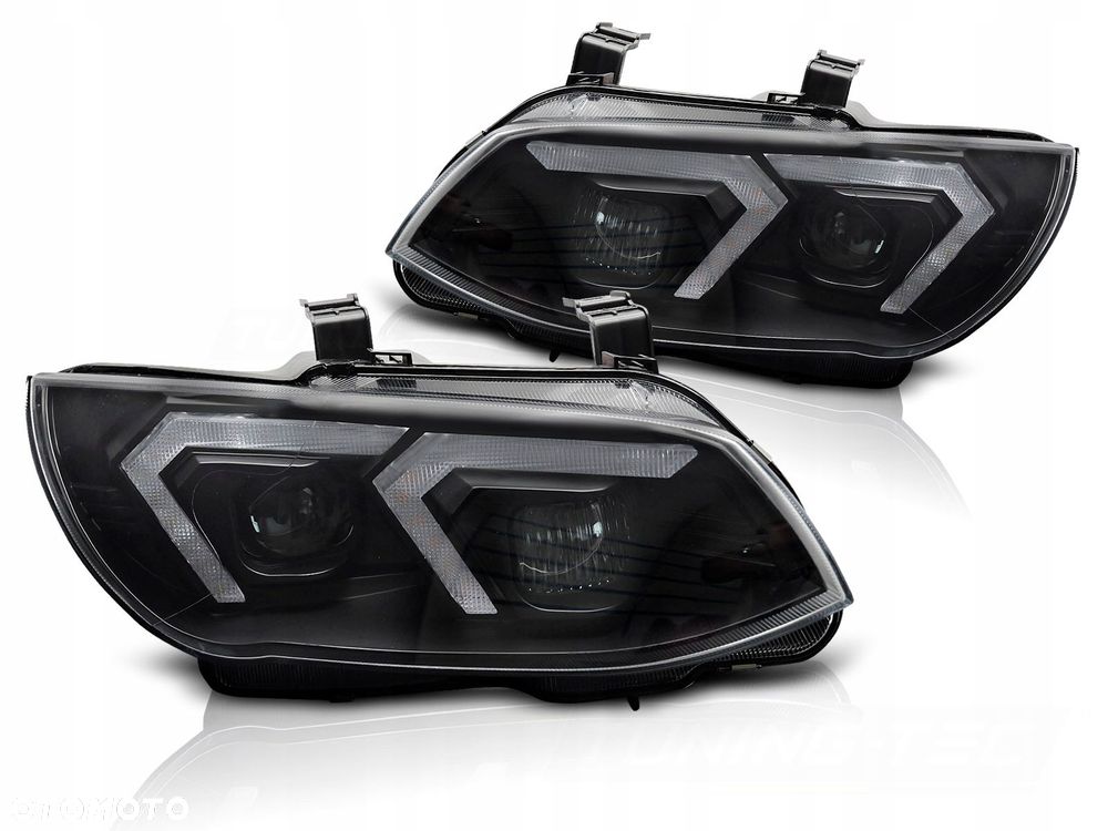 Lampy Reflektory Bmw E92 E93 Lci 10-13 Xenon Yellow Led Black Drl - 1